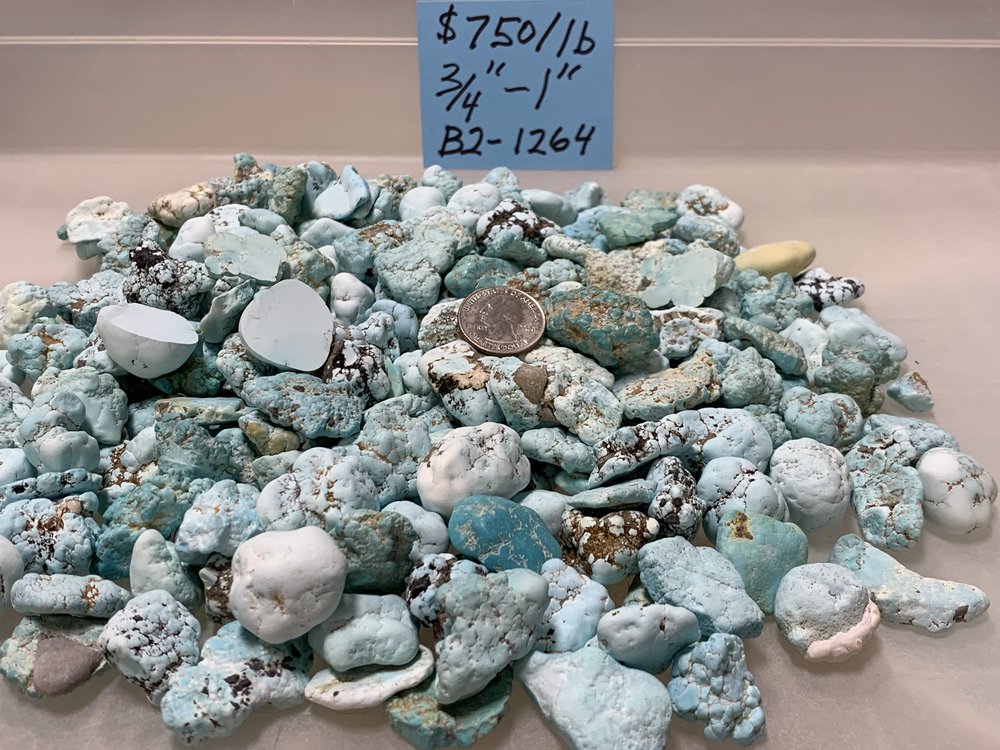 Rough — Lone Mountain Turquoise ™ Rough — Lone Mountain Turquoise ™